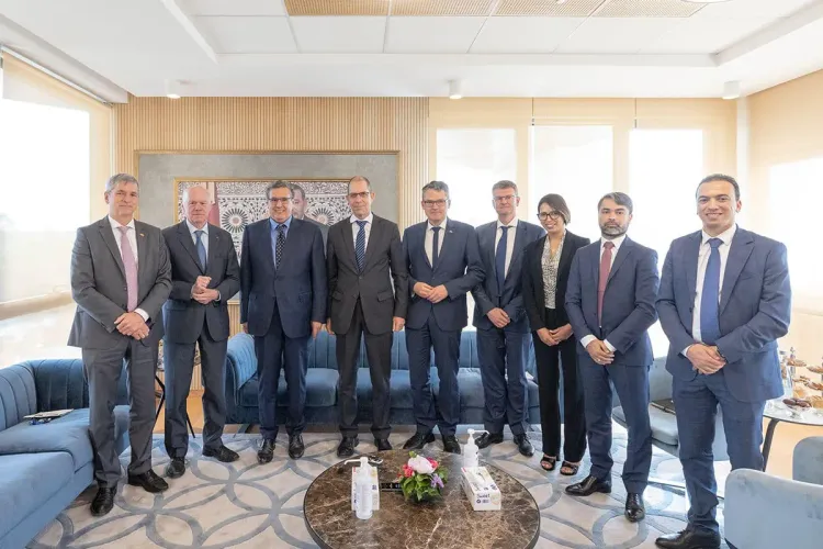 RNI: M. Akhannouch reçoit le président de la Fondation Konrad-Adenauer