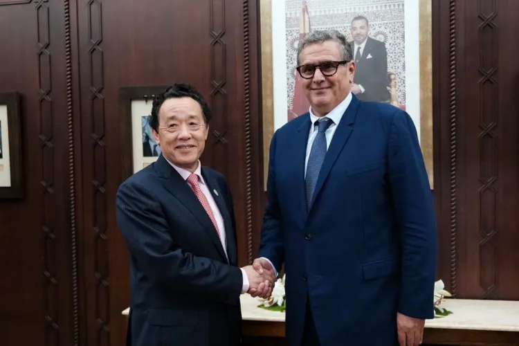 Akhenouch avec Qu Dongyu le Directeur général de la FAO