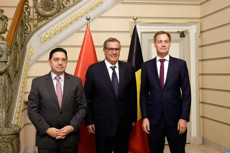 M. Akhannouch s'entretient à Bruxelles avec le Premier ministre belge