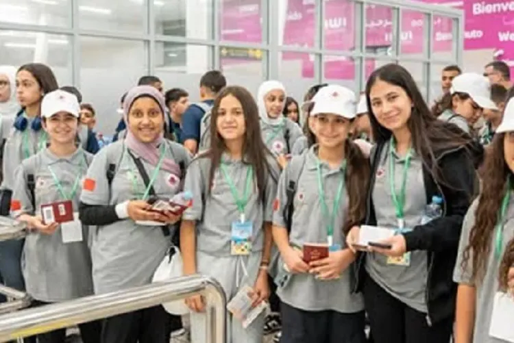 Arrivée à Casablanca d'enfants maqdessis pour participer à la 16e édition des colonies de vacances