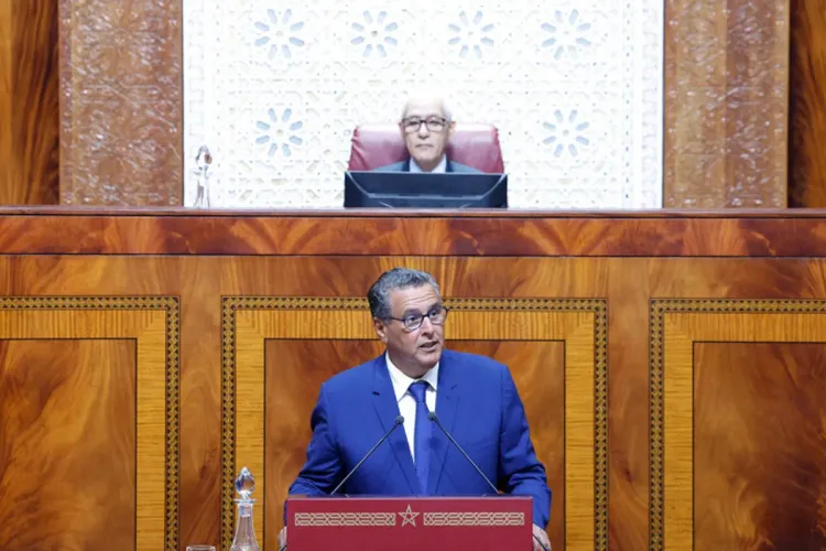 Aziz Akhannouch au parlement