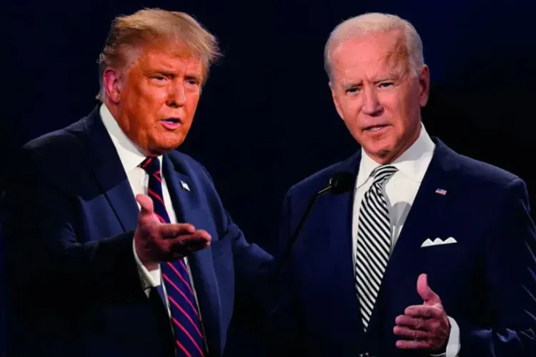 Présidentielles 2024: Biden et Trump au coude-à-coude dans les intentions de vote