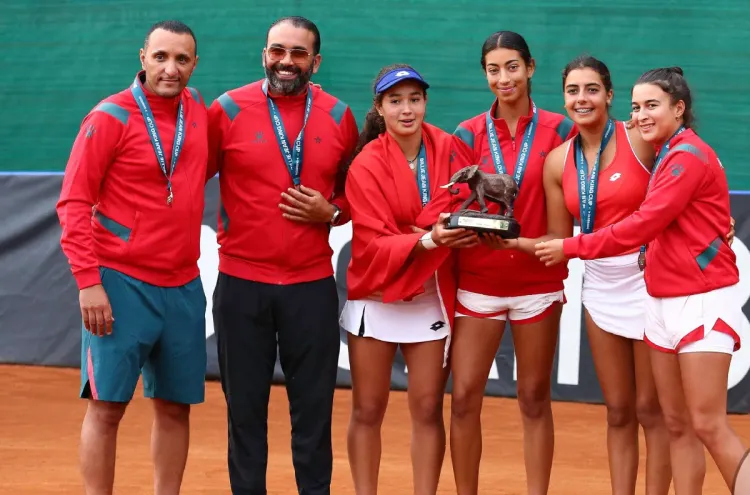 Les tenniswomen marocaines triomphe à la Billie Jean King Cup