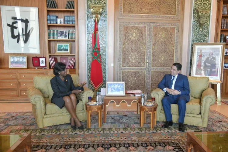 M. Bourita reçoit la ministre congolaise de l'Environnement, porteuse d’un message écrit à SM le Roi du président de la République du Congo