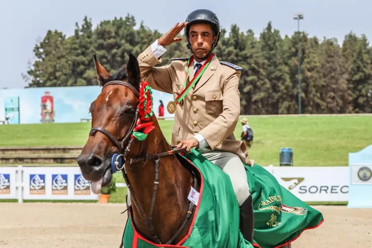 Semaine du Cheval 2023: Commandant Khalil Majdouline remporte le Championnat du Maroc Militaire B