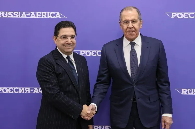 M. Bourita s'entretient à Sotchi avec le ministre russe des Affaires étrangères