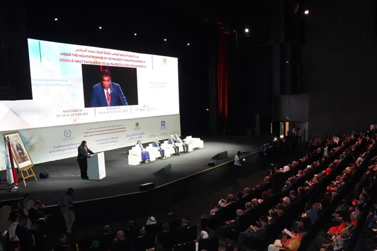 Marrakech: Ouverture des travaux de la Conférence parlementaire sur le dialogue interconfessionnel