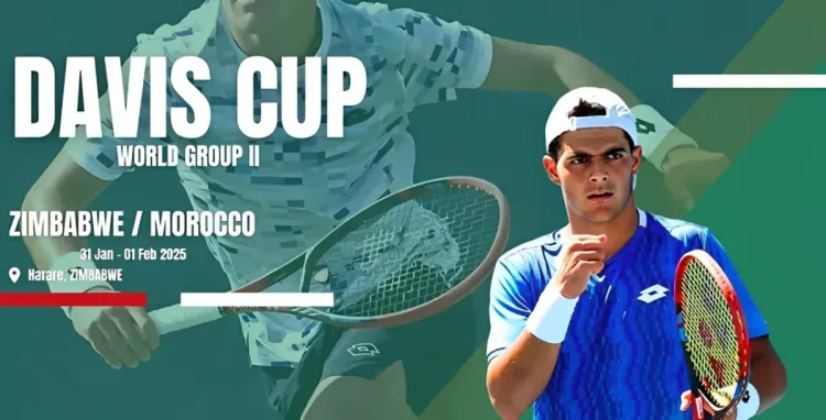 Coupe Davis: Le Maroc bat le Zimbabwe (4-0), assure son maintien dans le Groupe Mondial II