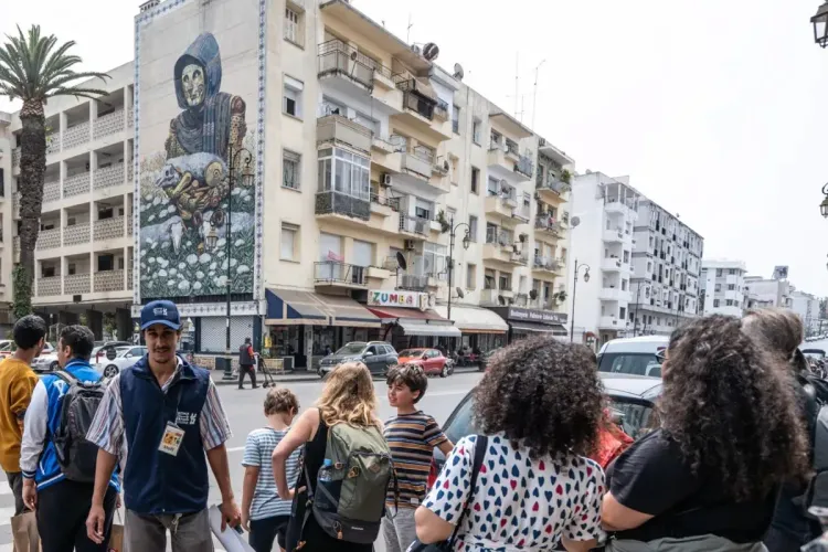 Rabat se pare de nouvelles fresques pour le 8ème Festival Jidar