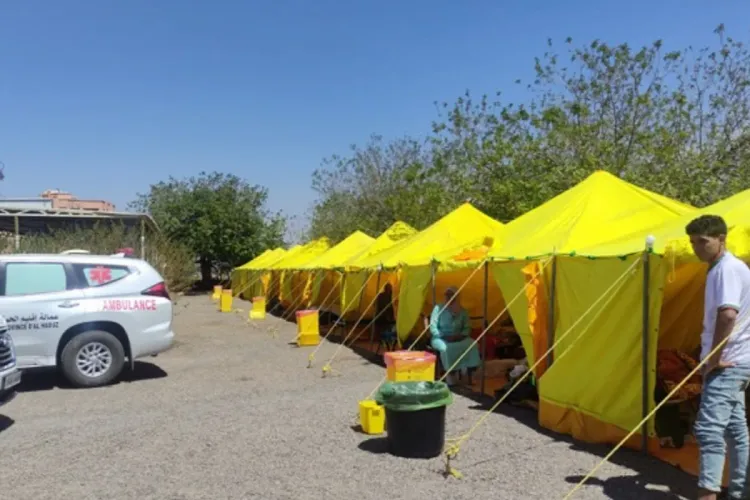 La Fondation Mohammed V pour la Solidarité déploie une unité mobile médicalisée au profit des sinistrés de la commune d'Adassil