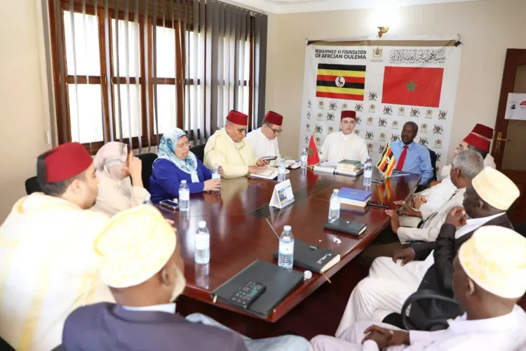 Kampala: visite de courtoisie d'une délégation de la Fondation Mohammed VI des Ouléma africains au SG du Conseil interreligieux ougandais