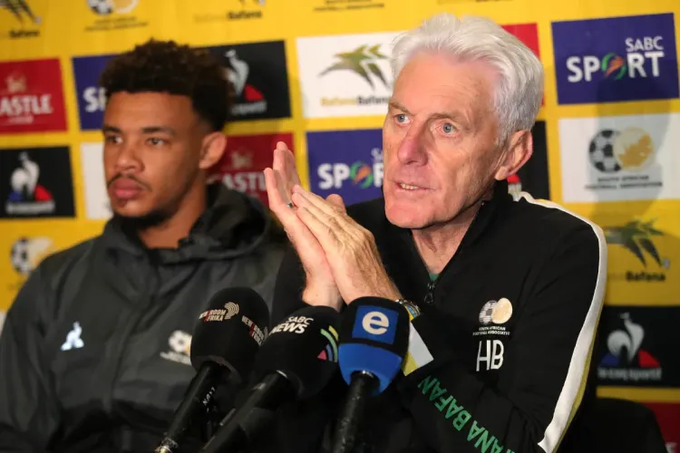 L'entraîneur sud-africain Hugo Broos: le match contre le Maroc, une opportunité d’apprentissage pour les Bafana