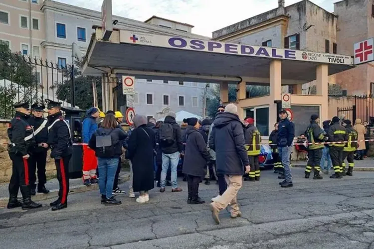 Incendie d'un hôpital près de Romee