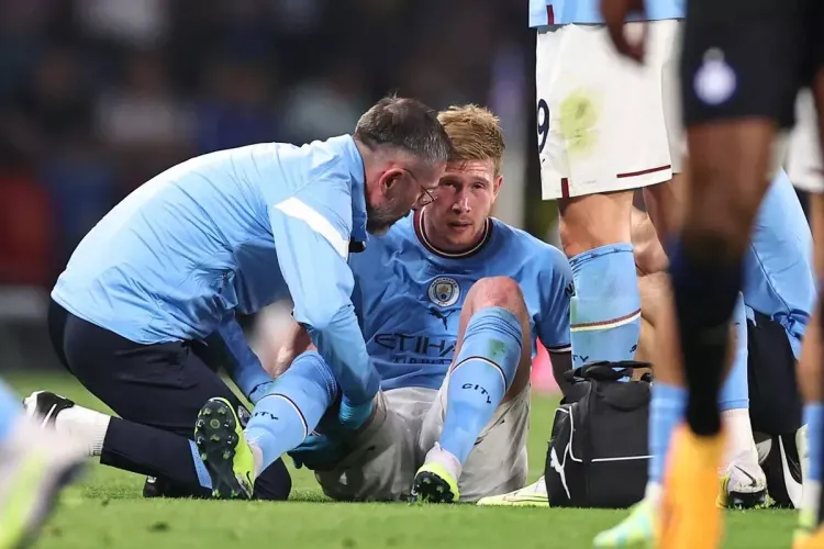Manchester City: Kevin De Bruyne risque 3 à 4 mois d'absence selon Guardiola