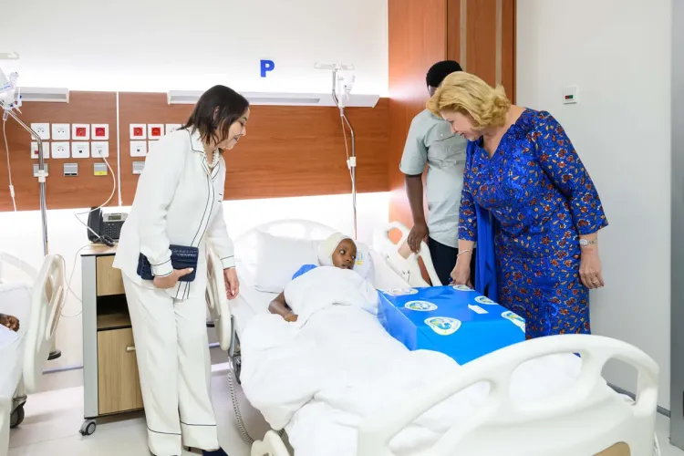 La Première Dame de Côte d’Ivoire offre un déjeuner en l’honneur de SAR la Princesse Lalla Asmae