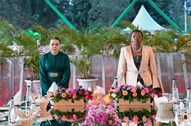 La Première Dame de la République du Kenya offre un dîner en l'honneur de SAR la Princesse Lalla Asmaa