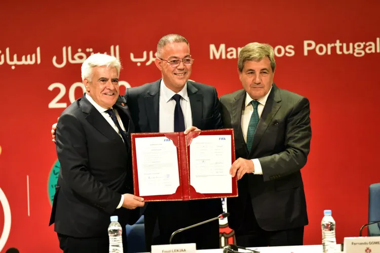 Signature à Salé de la déclaration d'intention pour l'organisation du Mondial-2030