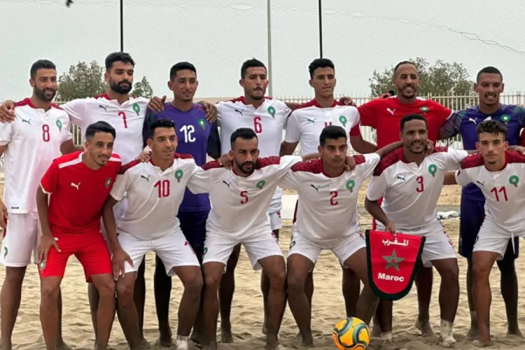 La sélection marocaine de beach-soccer s'impose face à l’équipe saoudienne