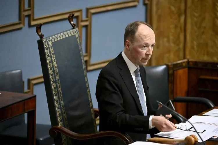 Le Président du Parlement finlandais