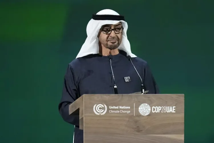 Le président de l'Etat des Emirats arabes unis cop 28