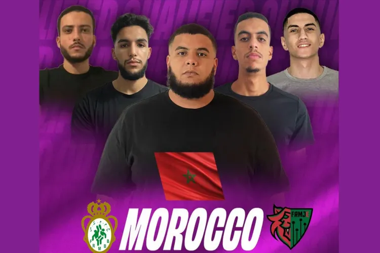 L'équipe marocaine de e-basketball NBA 2K