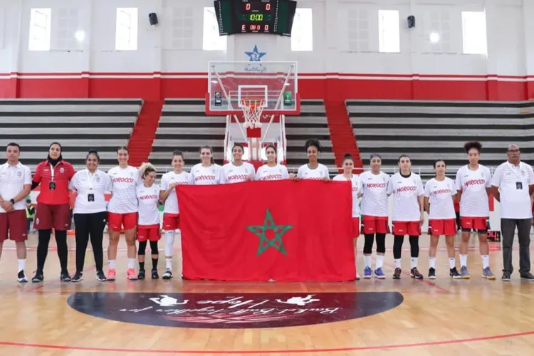 L'équipe nationale féminine de basket-ball participe au championnat arabe 2023