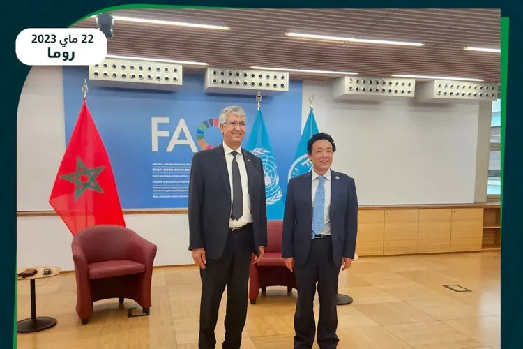 M. Mohamed Sadiki s'entretient avec le président du FIDA