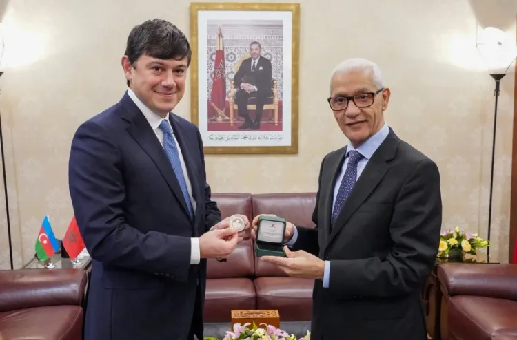 M. Talbi Alami s’entretient avec le président du Comité d'État pour le travail avec la diaspora azerbaïdjanaise