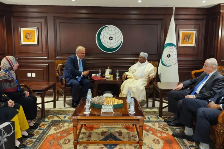 Mohamed Salem Cherkaoui ET Le Secrétaire général de l'Organisation de la coopération islamique