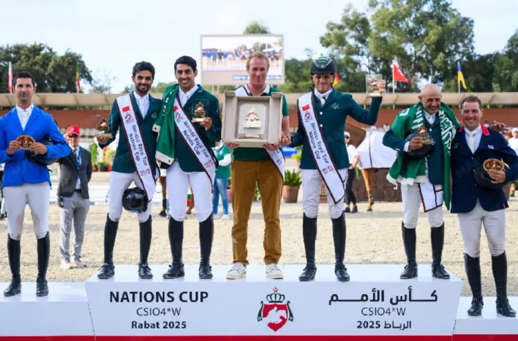 Morocco Royal Tour de saut d'obstacles (étape de Rabat): La sélection saoudienne remporte la Coupe des Nations 2025