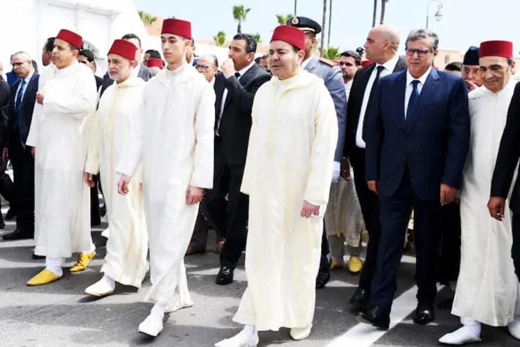 Funérailles de feu Abdelouahed Radi en présence de SAR le Prince Héritier Moulay El Hassan et SAR le Prince Moulay Rachid