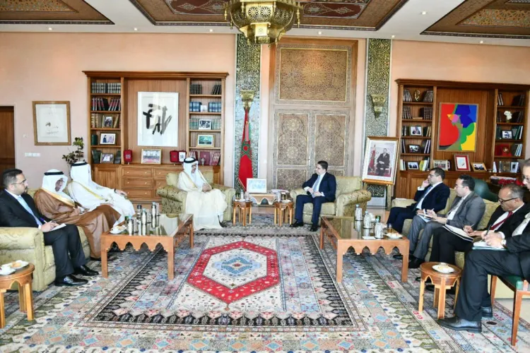 Nasser Bourita ET le ministre des Affaires étrangères du Royaume de Bahreïn