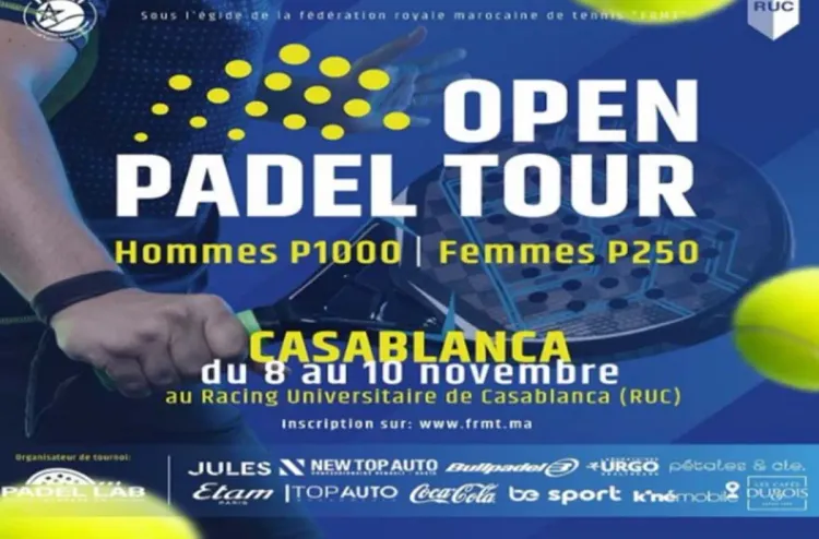 Casablanca : Le duo Outaleb-El Amrani remporte la 1ère étape de l’Open Padel Tour