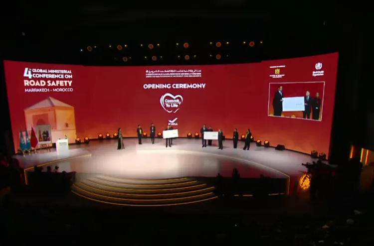 Prix international Mohammed VI pour la Sécurité Routière.