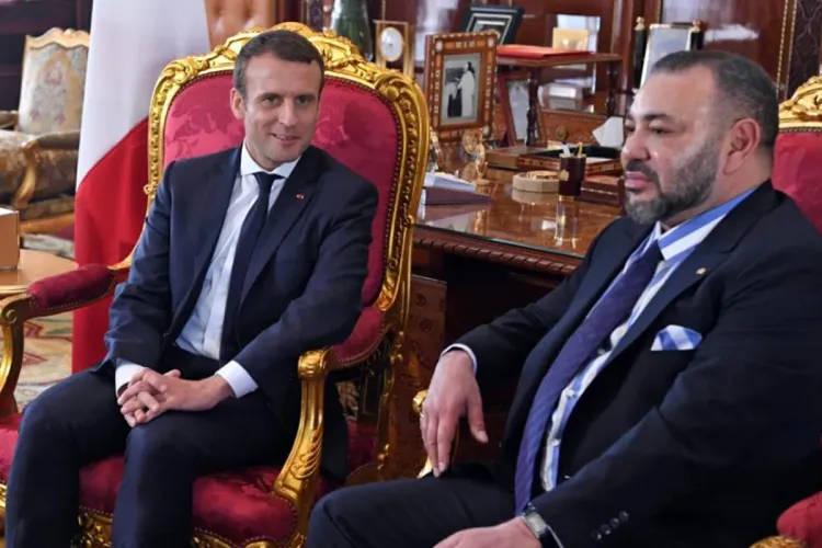 SM le Roi félicite le président français à l'occasion de la fête nationale de son pays