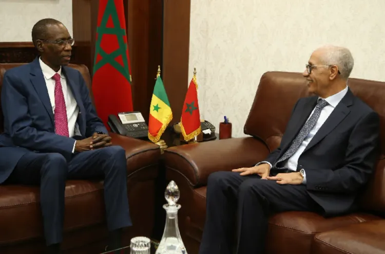 Rabat : M. Talbi Alami s’entretient avec le ministre sénégalais des Affaires étrangères