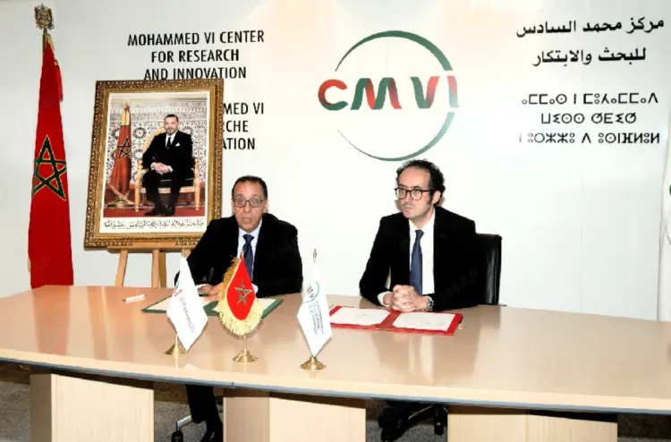 Rabat_ Signature d'une convention de partenariat entre le Centre Mohammed VI de la recherche et de l'innovation et la Société marocaine de génétique médicale