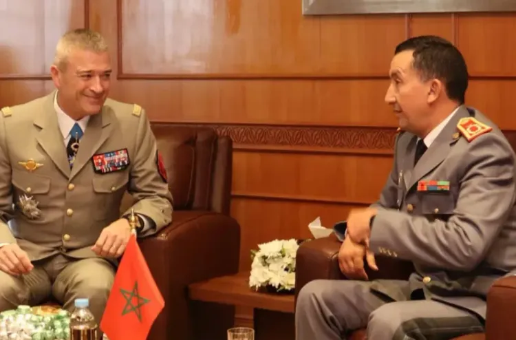 Réunion de la Commission Militaire Mixte maroco-française