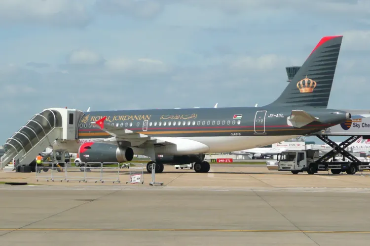 Atterrissage d'urgence à Londres d'un avion de la Royal Jordanian pour des raisons médicales