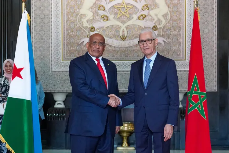 L'échange des expériences parlementaires au centre d’entretiens entre Talbi Alami et le président de l'Assemblée nationale de Djibouti