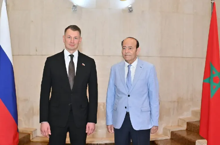 M. Salama s'entretient avec le président du groupe d’amitié Russie-Maroc au Conseil de la Fédération russe