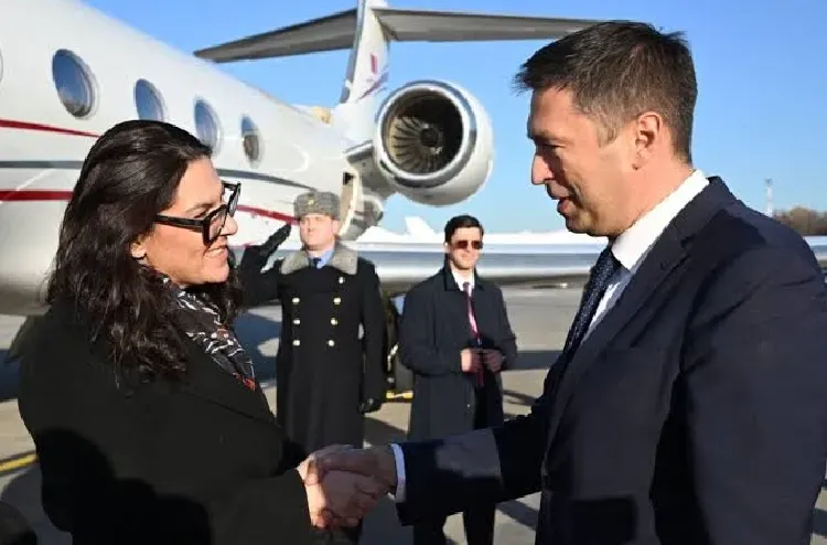 Arrivée à Moscou de Mme El Mansouri pour représenter Sa Majesté le Roi au 3e Sommet Russie-Afrique
