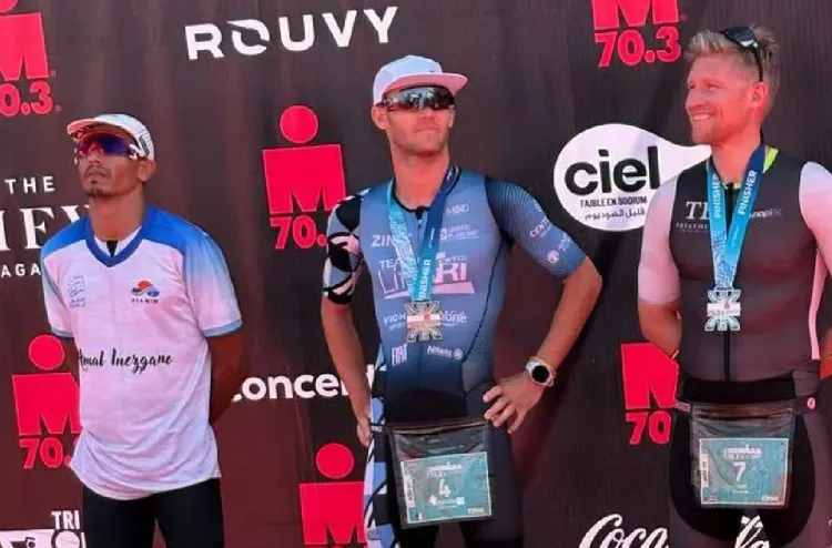 IRONMAN 70.3: Le Marocain Aziz Haddaj décroche la deuxième place