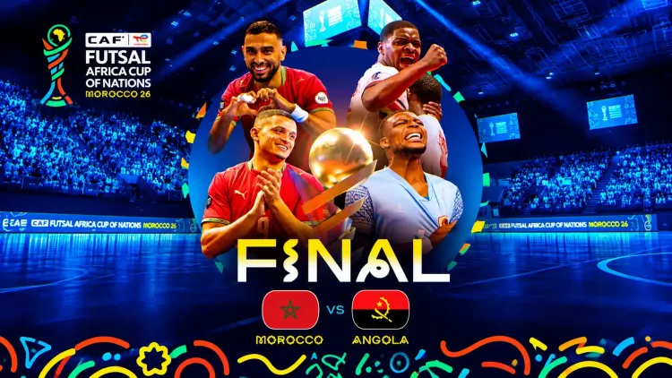CAN de futsal 2026 : Maroc-Angola, les Lions de l’Atlas à 40 minutes d’un nouveau sacre historique