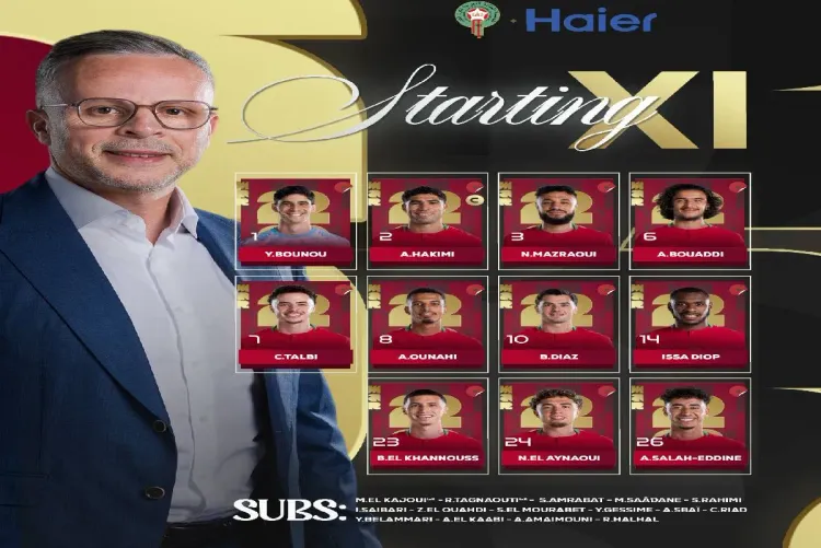 Mondial-2026 (1/4 finale): Composition du Maroc face à la France