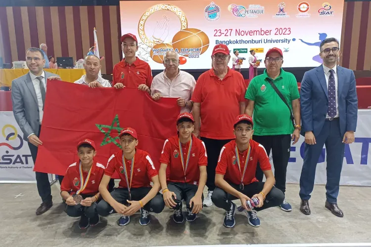 équipe du maroc juniors de pétanque