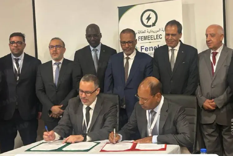 Signature à Nouakchott d'un accord de partenariat entre la FENELEC et la Fédération mauritanienne de l'énergie et de l'électricité