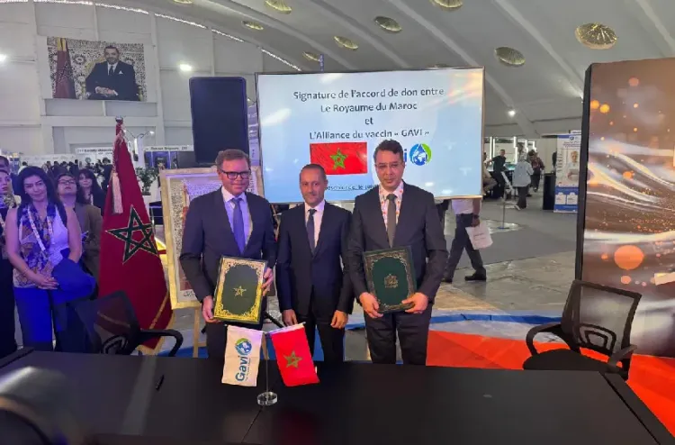 GITEX Future Health Africa : signature d'un accord sur un don de 5 M$ octroyé par le Maroc à l'Alliance du Vaccin GAVI