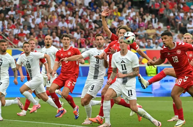Slovénie tient en échec le Danemark