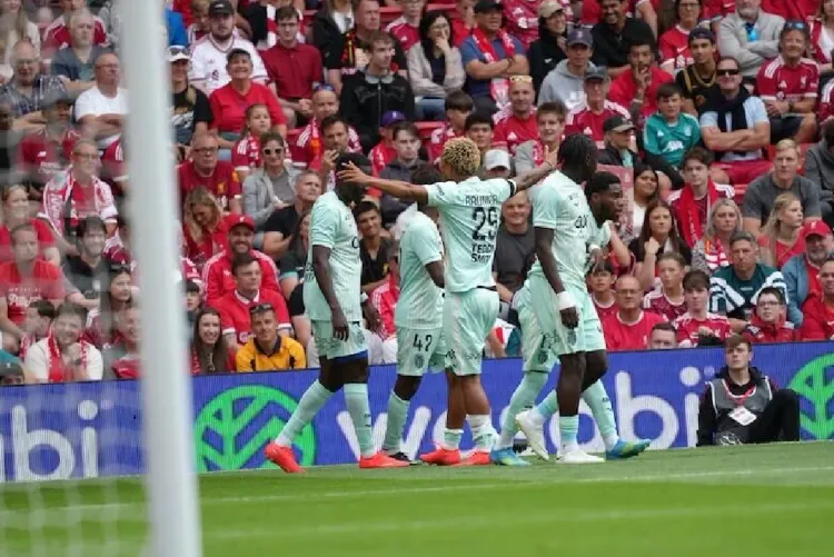 Football/Match de préparation: L'AS Monaco s'impose face à Liverpool (3-2)